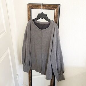 SHEIN gray long sleeve top